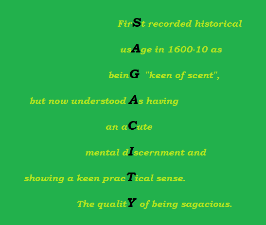 sagacity